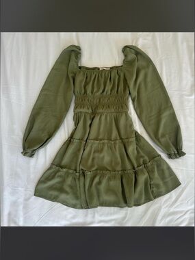 Francesca’s Olive Green Dress